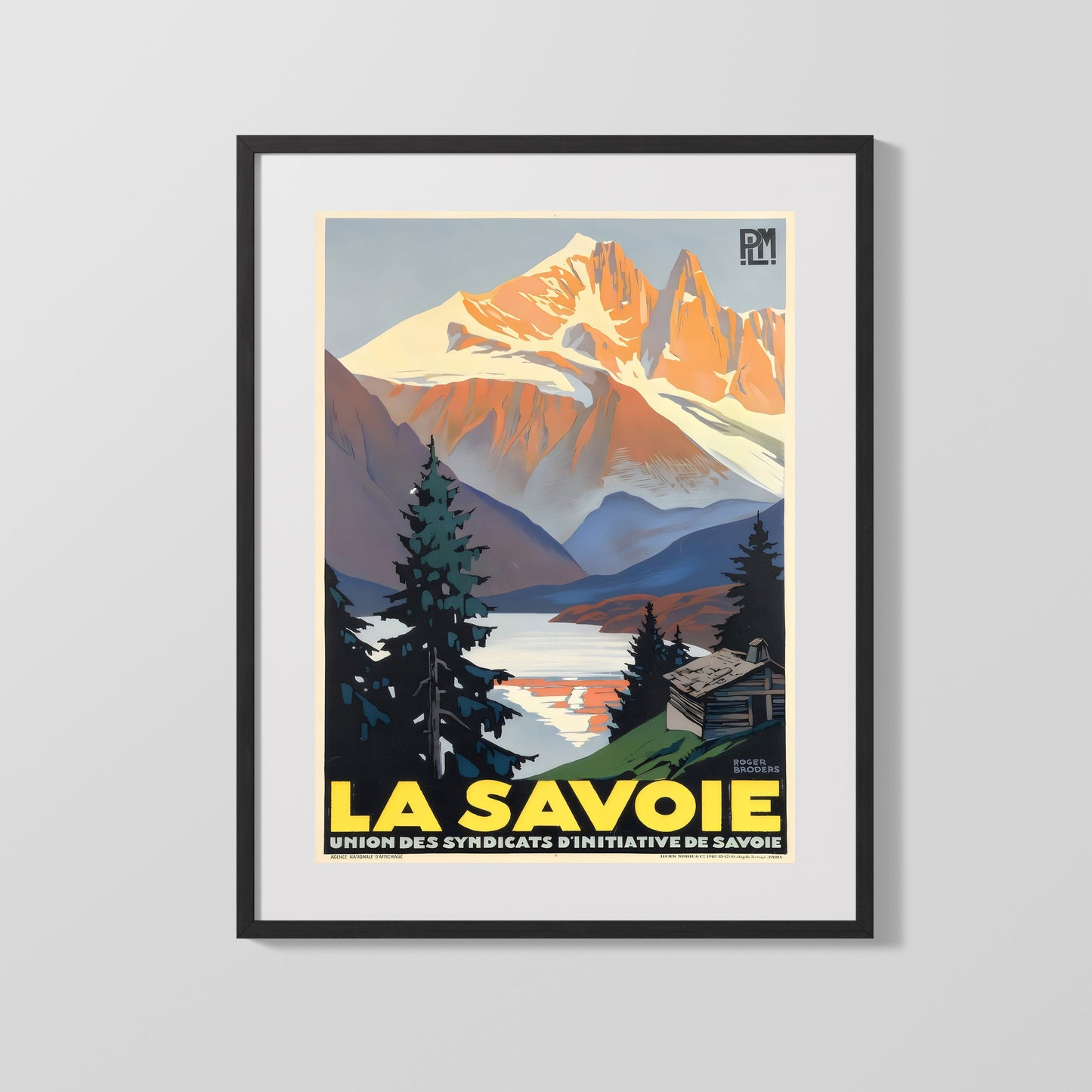 Classic Travel Poster - Savoie - French Alps