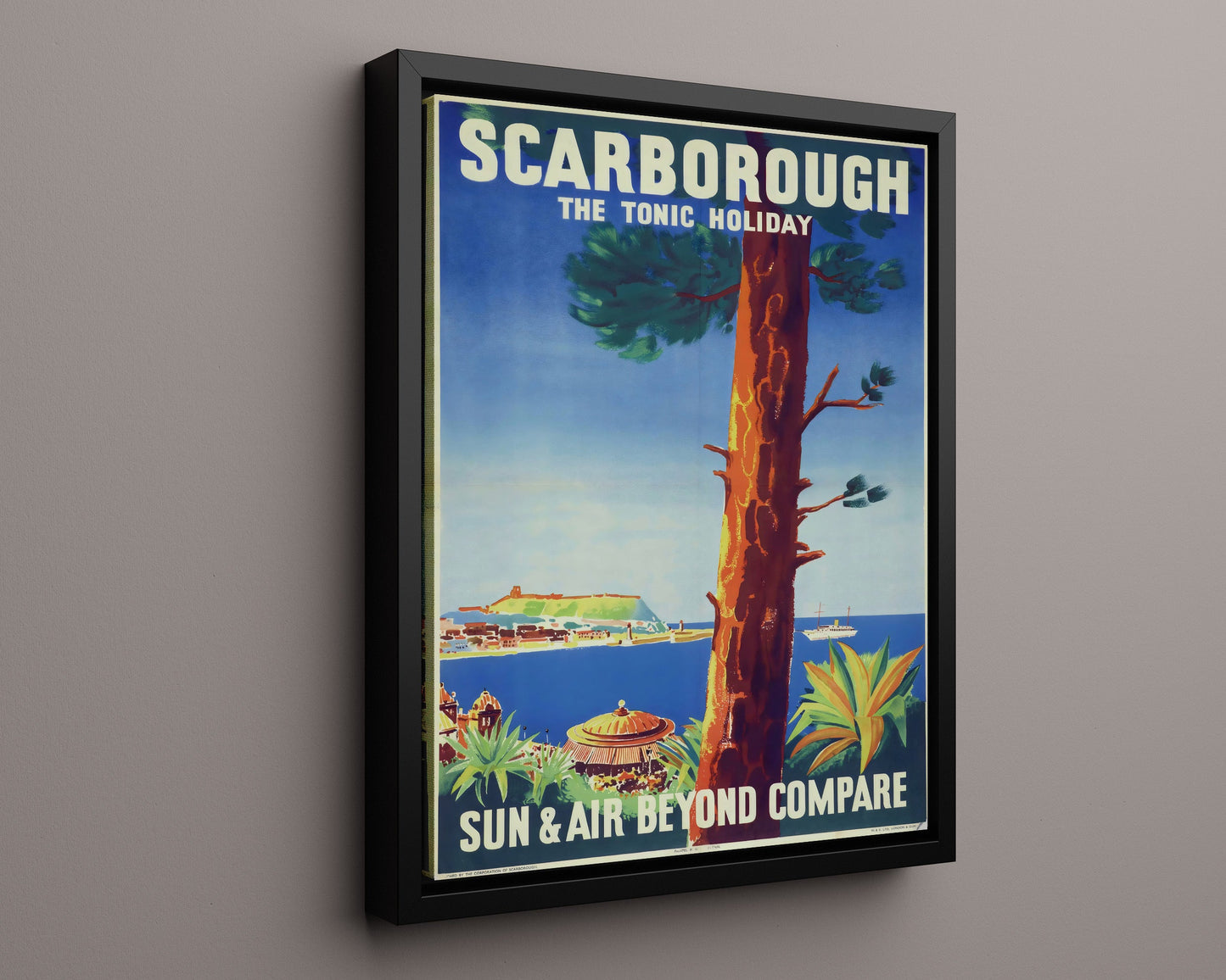 Classic Travel Poster - Scarborough - Sun and Air Holiday
