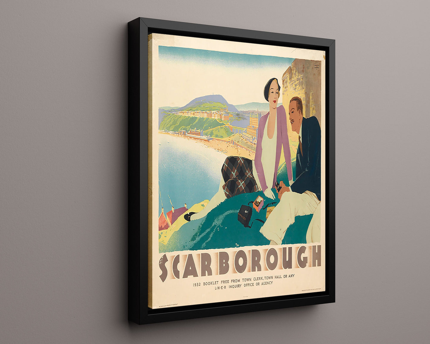 Classic Travel Poster - Scarborough - UK