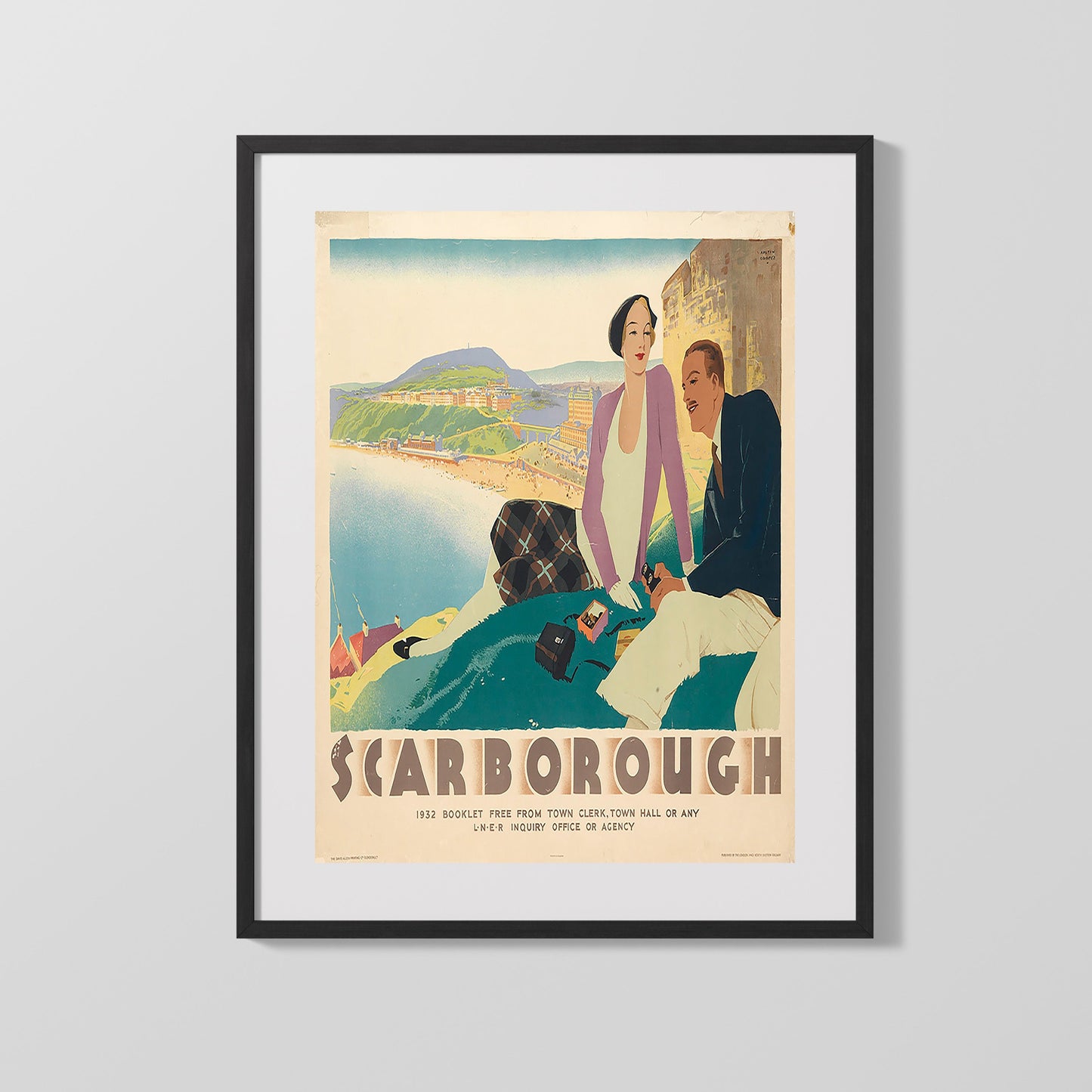 Classic Travel Poster - Scarborough - UK