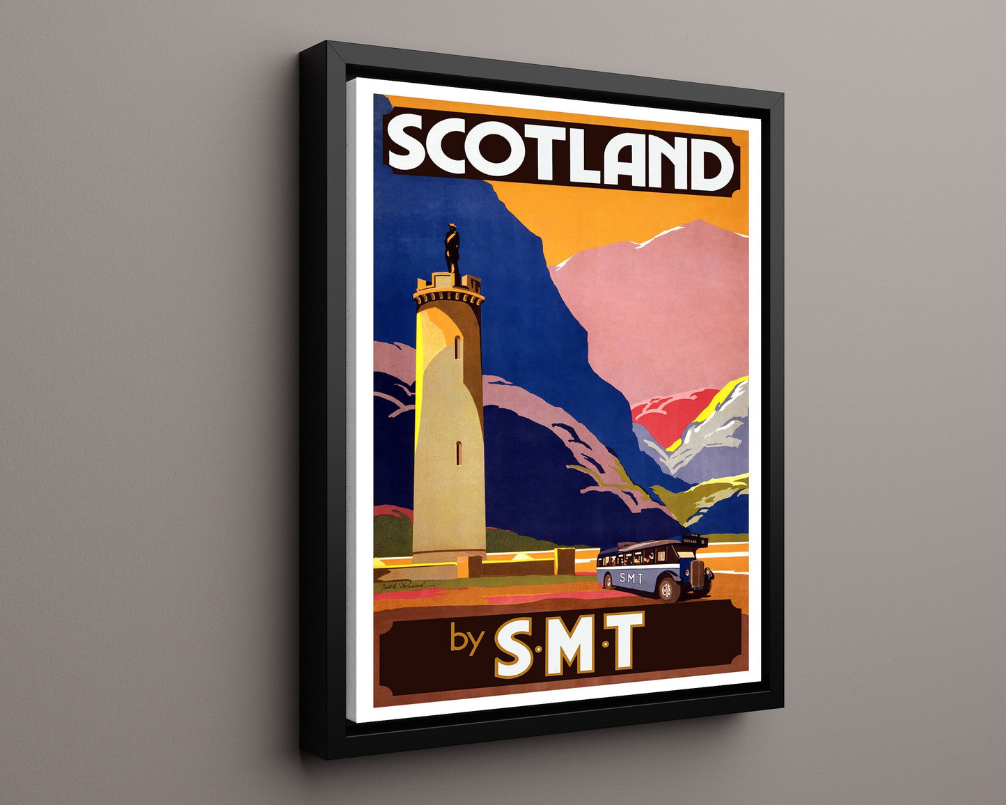 Classic Travel Poster - Scotland - By Smt