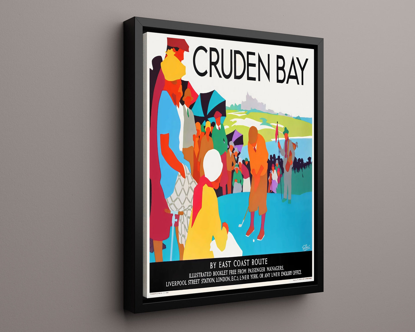 Classic Travel Poster - Scotland - Cruden Bay Golf