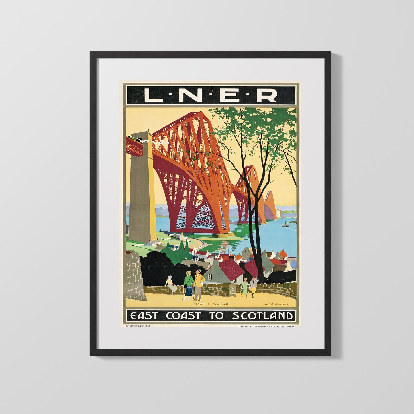 Classic Travel Poster - Scotland - East Coast LNER
