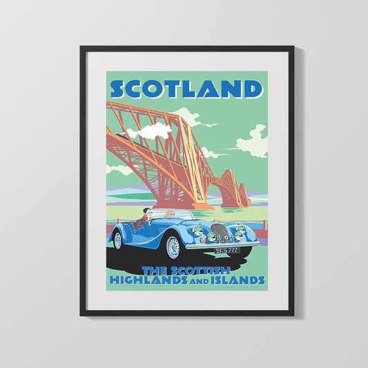 Classic Travel Poster - Scotland - Highlands