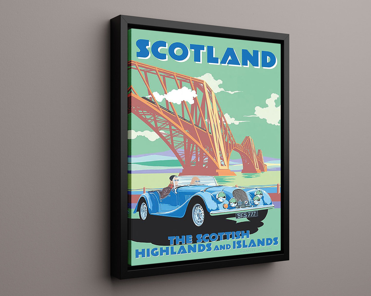 Classic Travel Poster - Scotland - Highlands