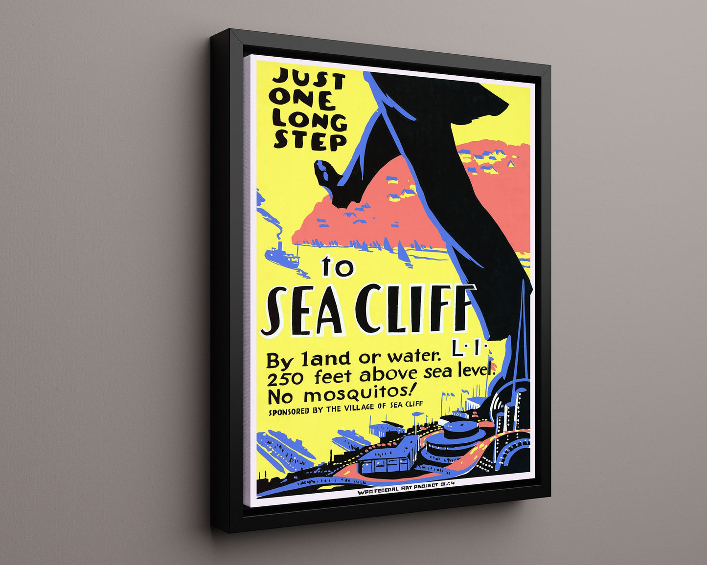 Classic Travel Poster - Sea - Cliff