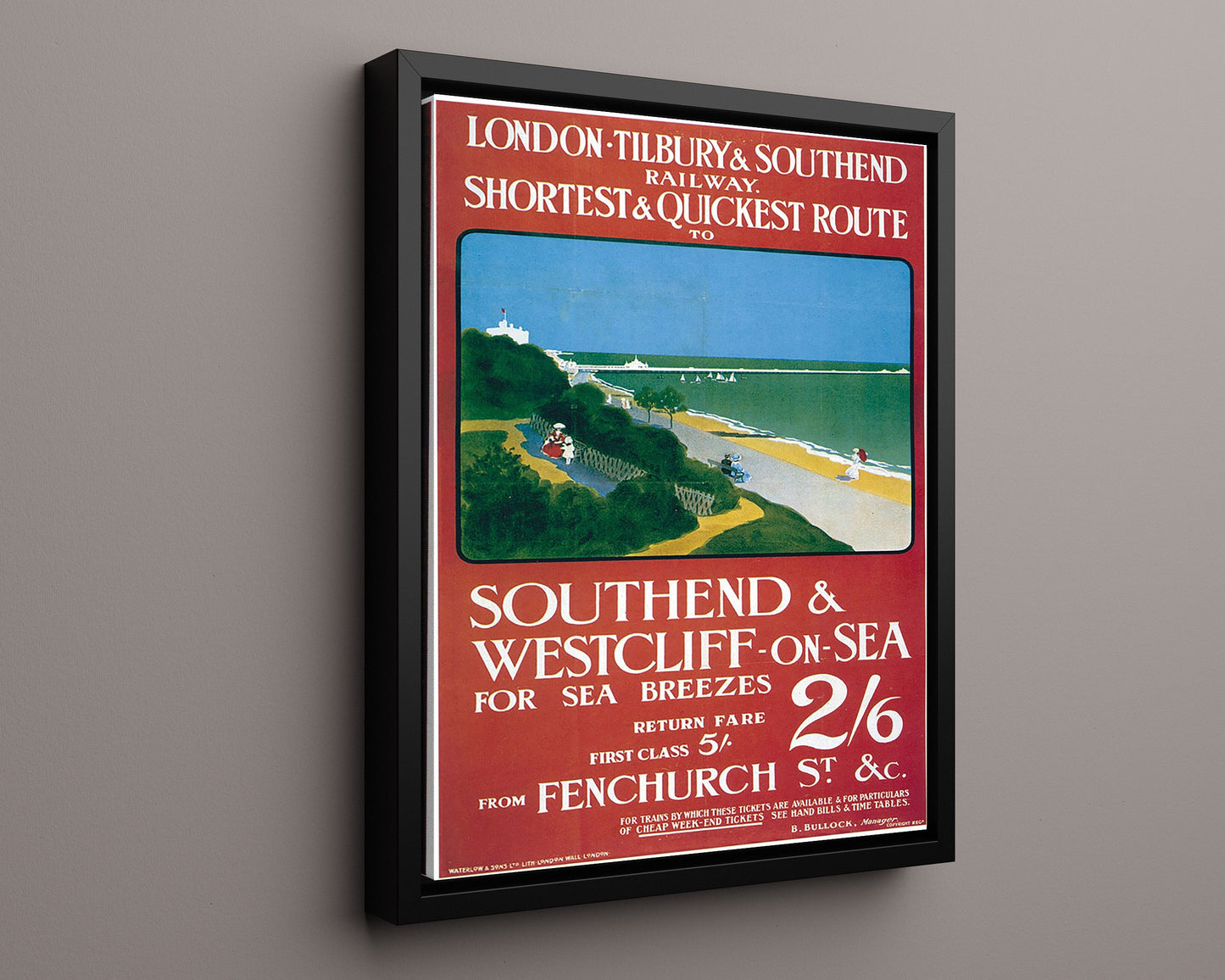 Classic Travel Poster - Southend - Seaside