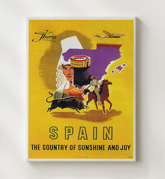 Spain Iberia Bullfighting and Flamenco - Travel - 20x24 Canvas