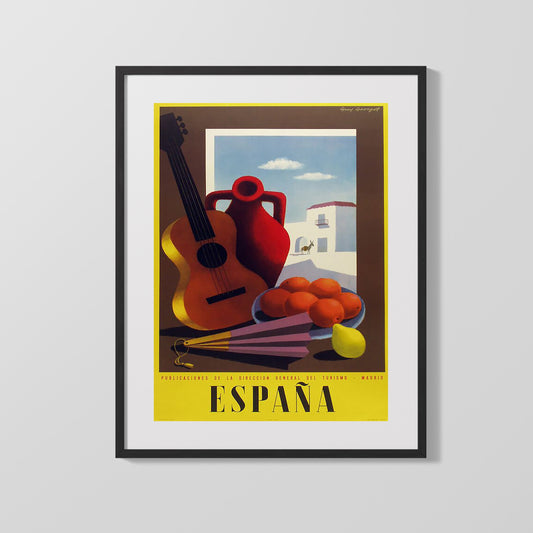 Classic Travel Poster - Spain - Madrid Tourism