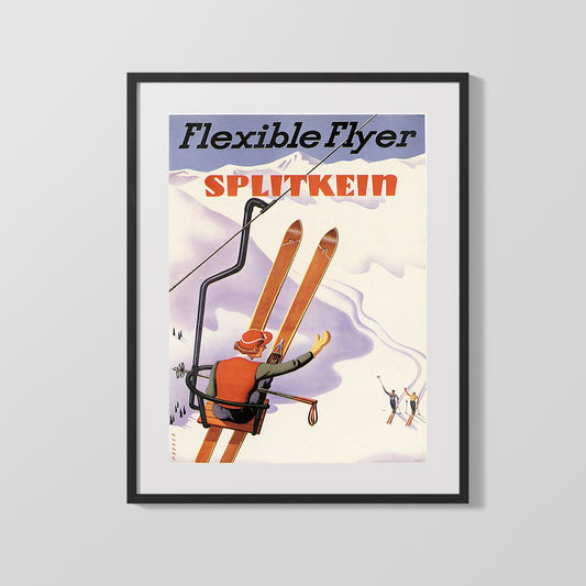 Classic Travel Poster - Splitkein - Flexible Flyer