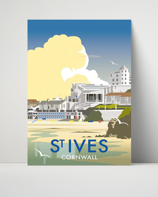 St Ives Cornwall Coast - Travel - 16x20 Unframed Print