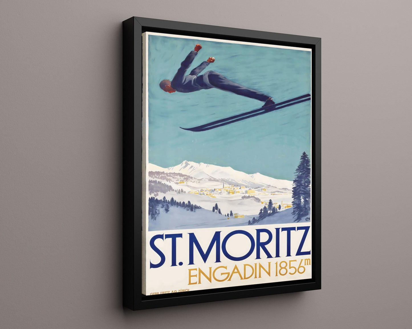 Classic Travel Poster - St Ives - Cornwall Harbour