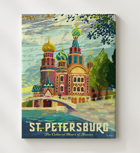 St Petersburg Cultural Heart - Travel - 20x24 Canvas