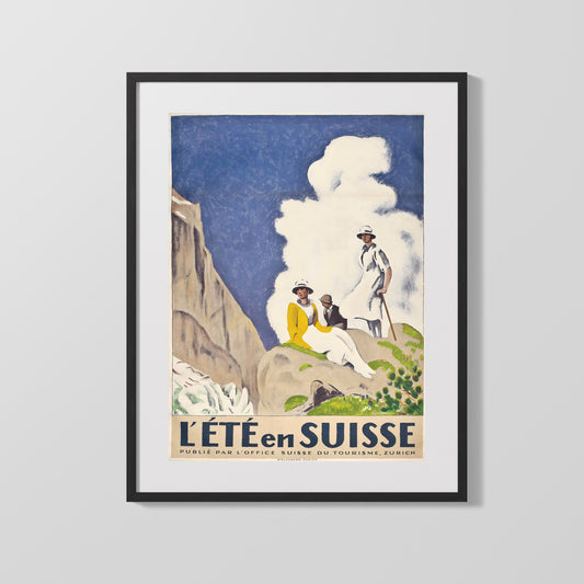 Classic Travel Poster - Switzerland - Summer Tourism