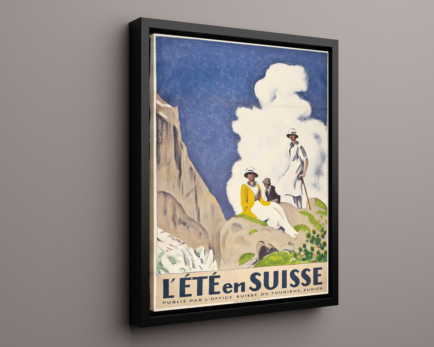 Classic Travel Poster - Switzerland - Summer Tourism