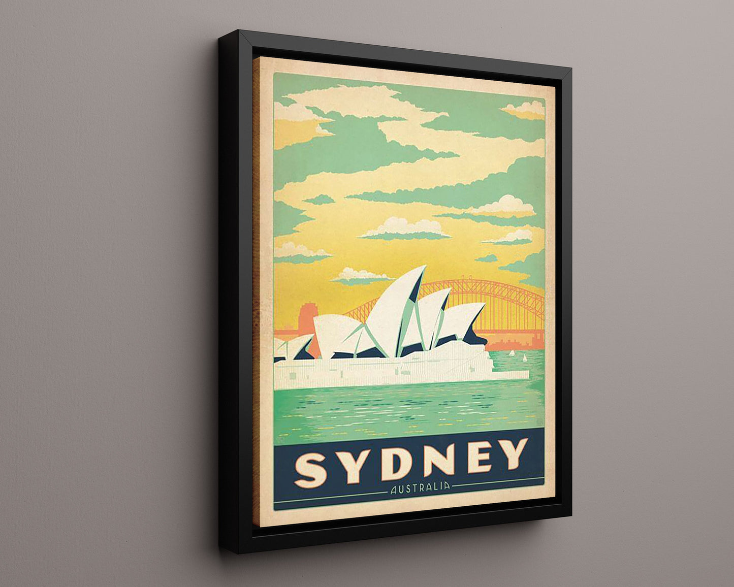 Classic Travel Poster - Sydney - Opera House