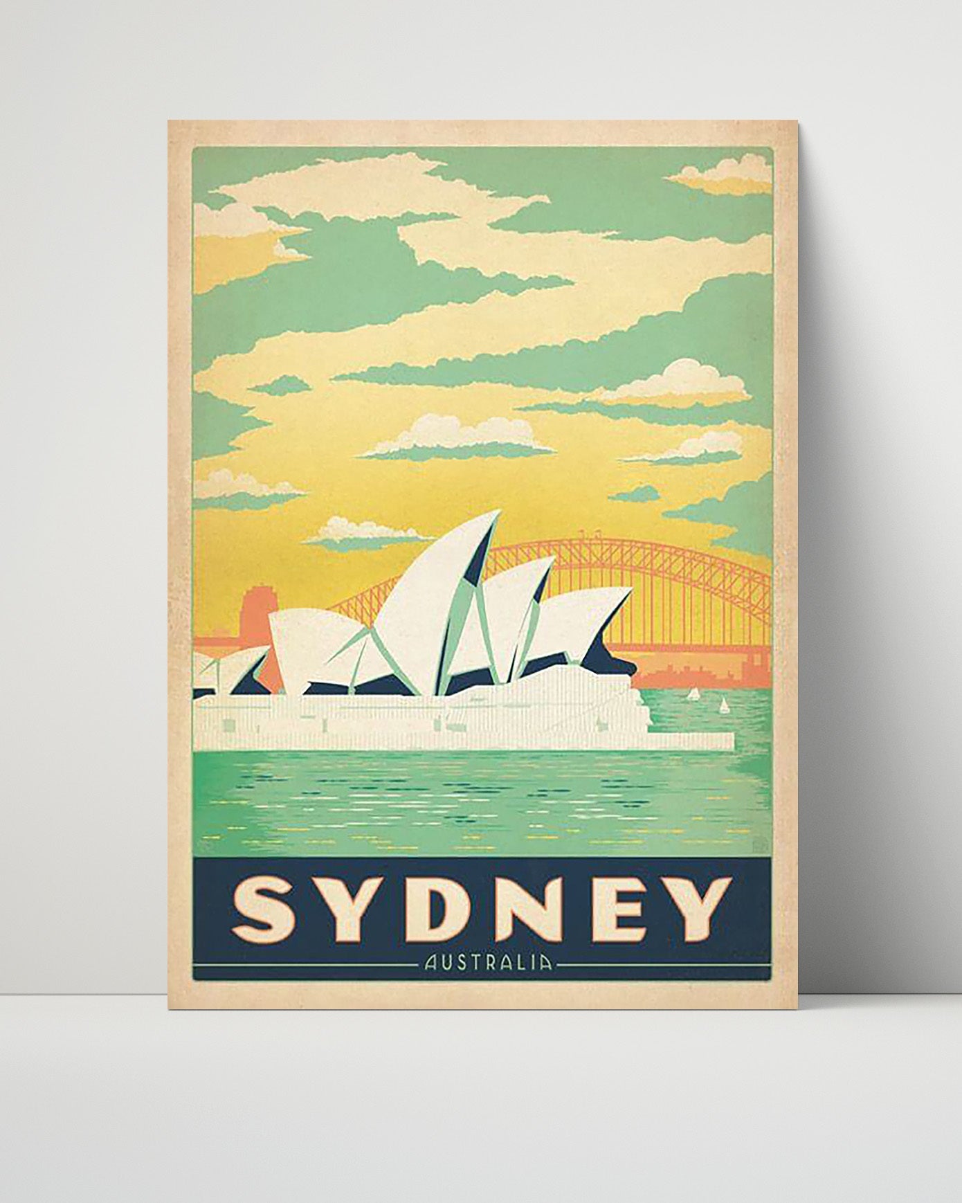 Classic Travel Poster - Sydney - Opera House