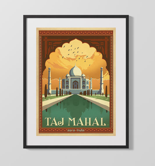 Taj Mahal India - Travel - 16x20 Gallery Frame