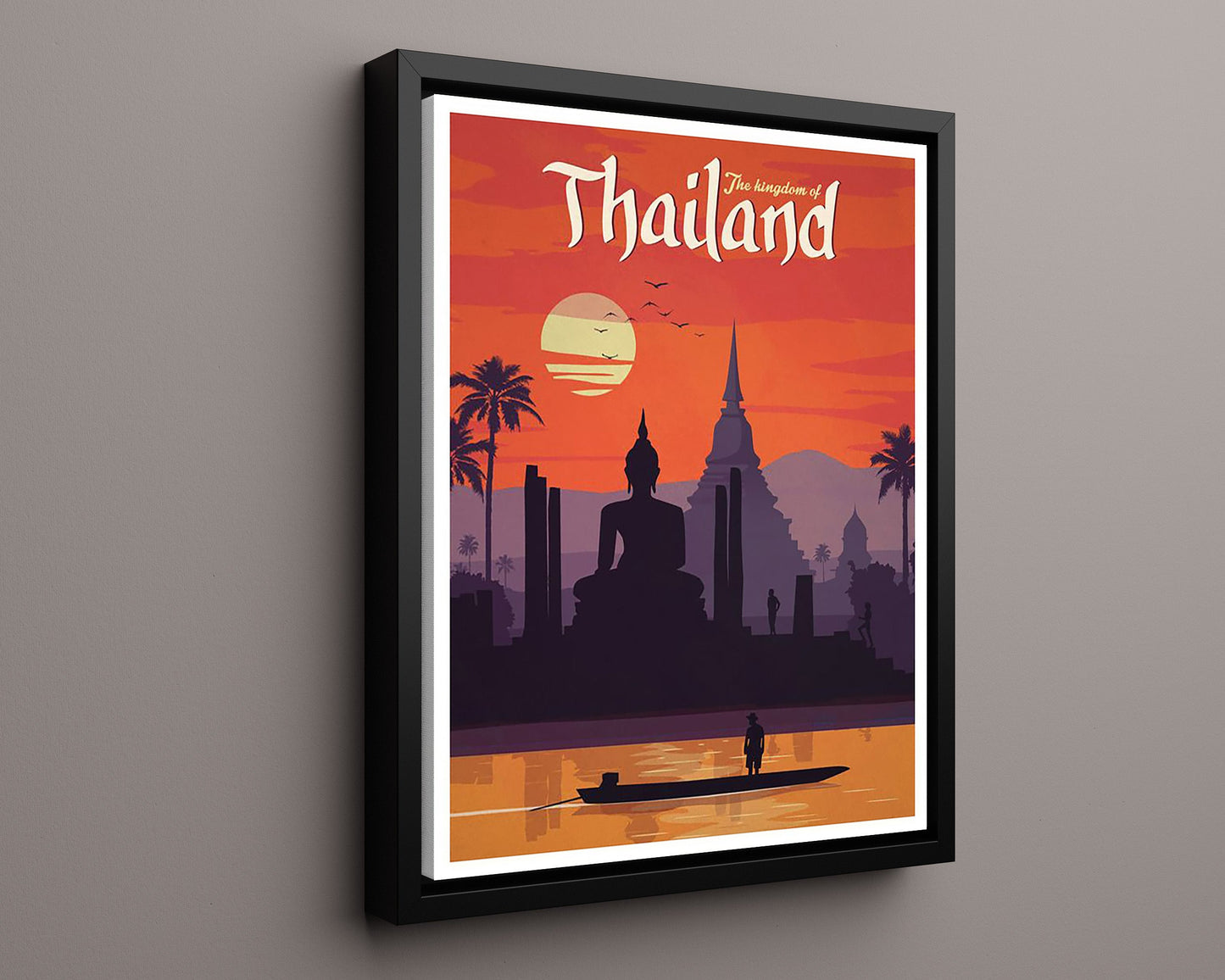 Classic Travel Poster - Thailand - The Kingdom