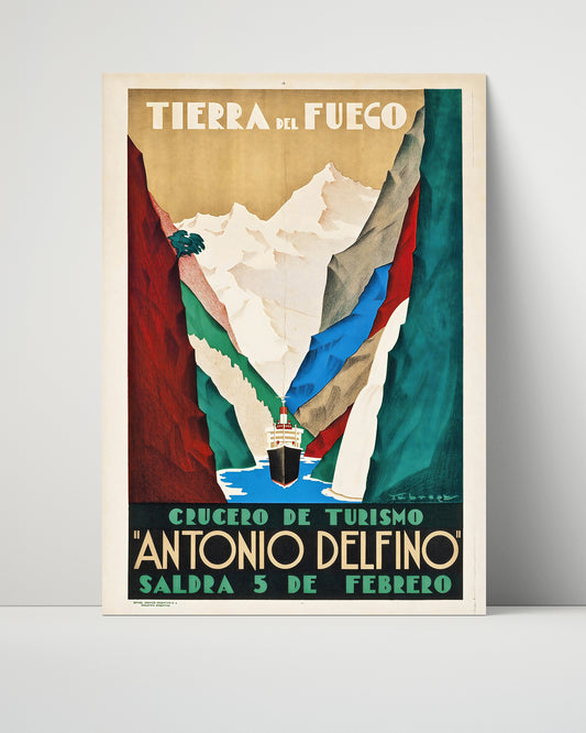 Tierra del Fuego Argentina - Travel - 16x20 Unframed Print