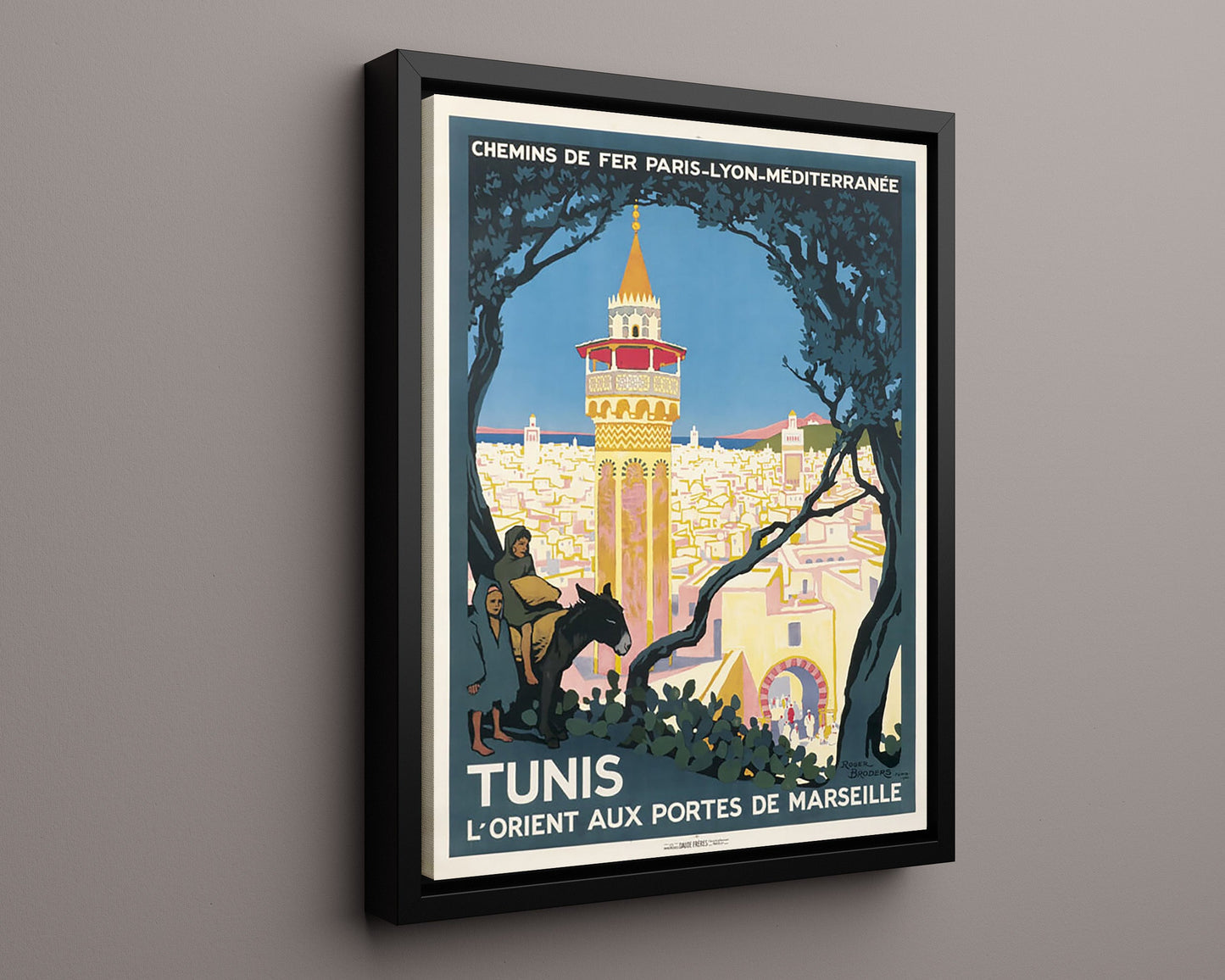 Classic Travel Poster - Tunis - PLM Broders