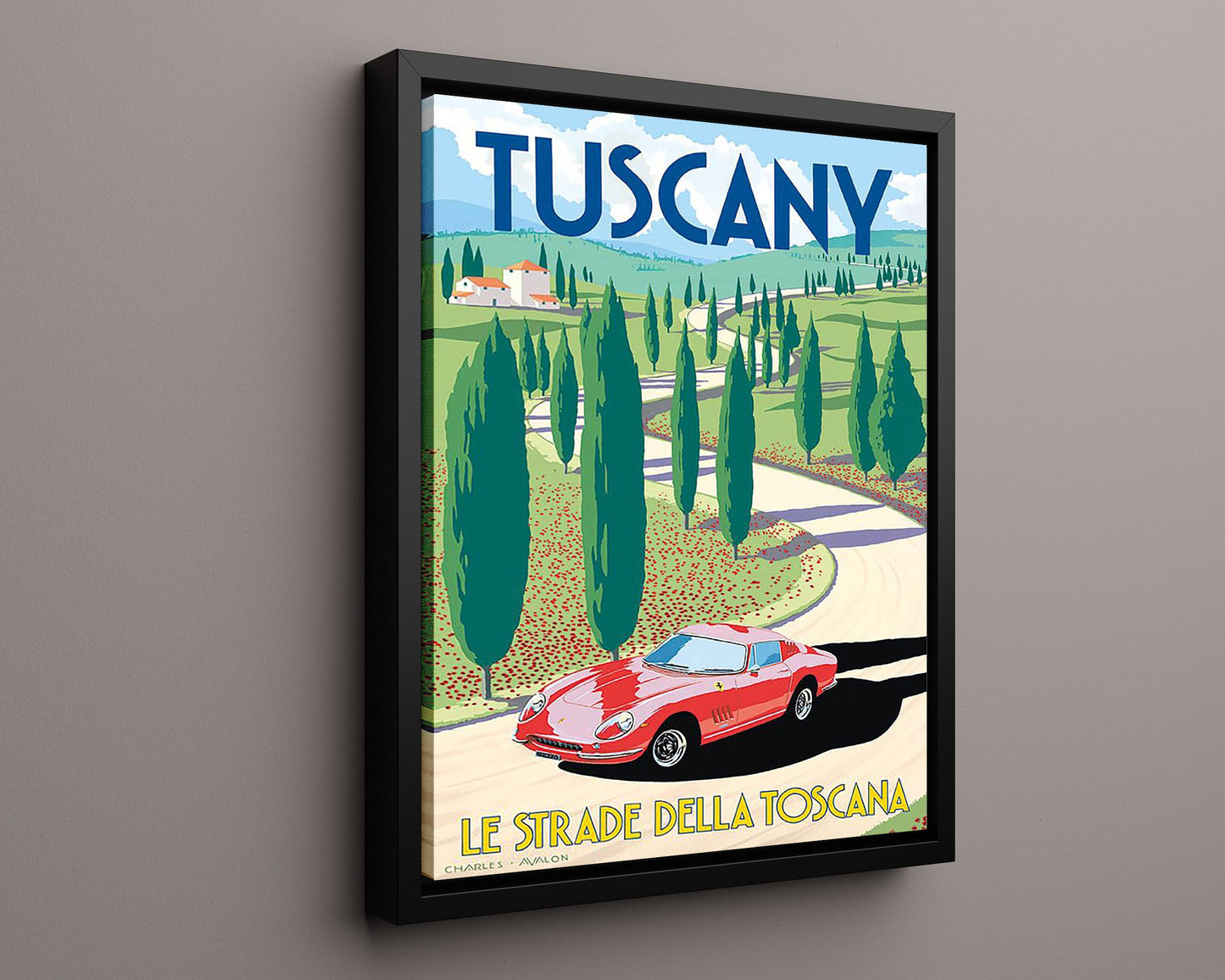 Classic Travel Poster - Tuscany - Le Strade della Toscana