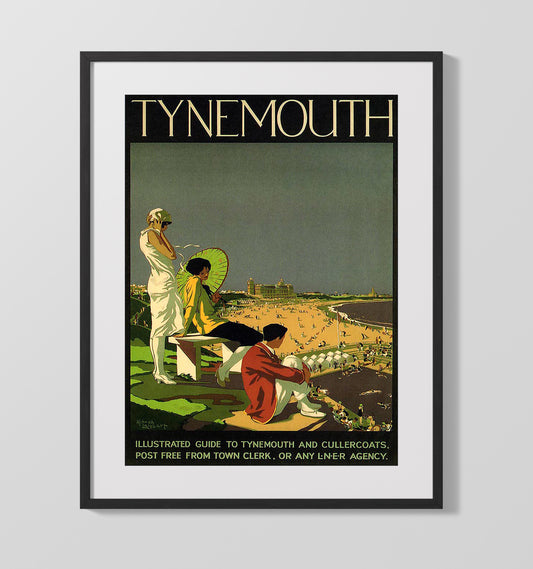 Tynemouth Seaside - Travel - 16x20 Gallery Frame