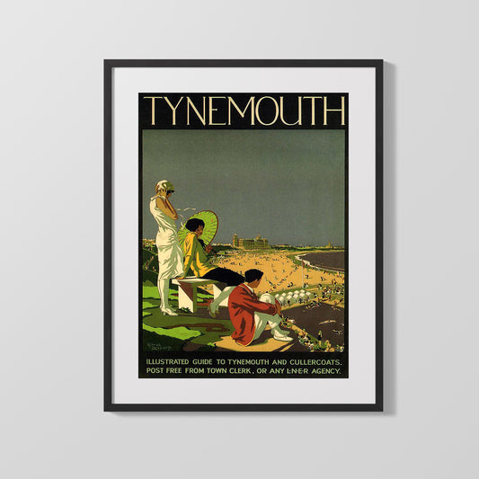 Classic Travel Poster - Tynemouth - Seaside
