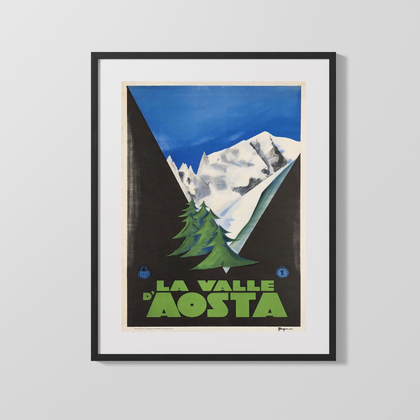 Classic Travel Poster - Valais - Suisse
