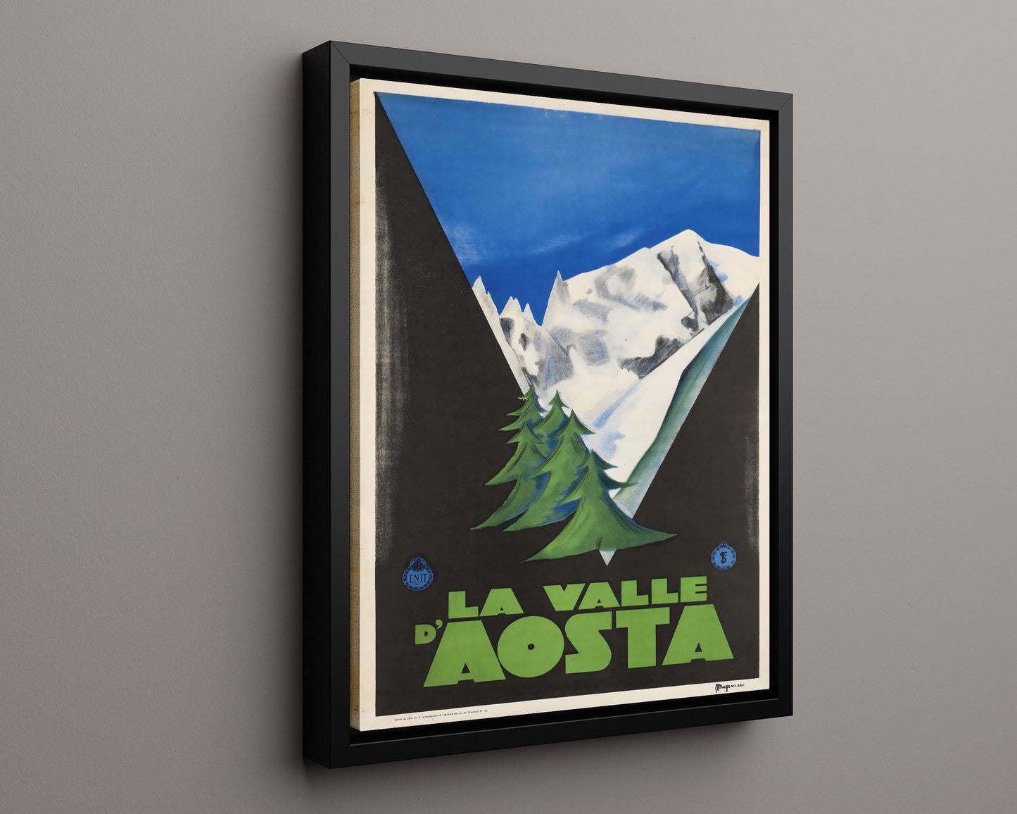 Classic Travel Poster - Valais - Suisse