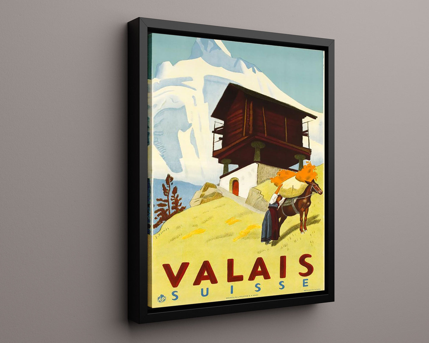 Classic Travel Poster - Val dAosta - Winter Sports