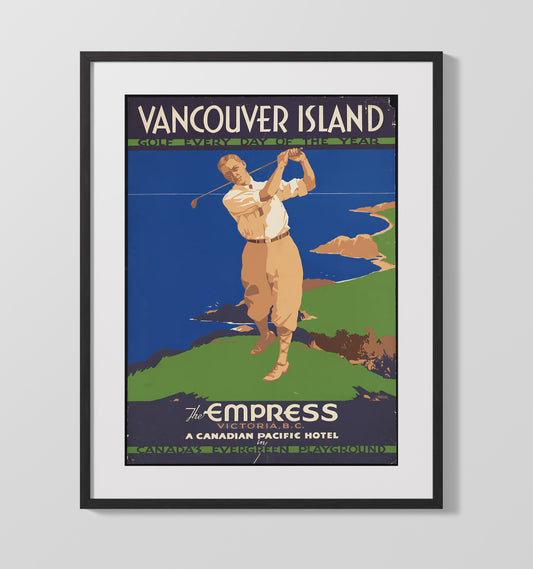 Vancouver Island Golf Resort - Travel - 16x20 Gallery Frame