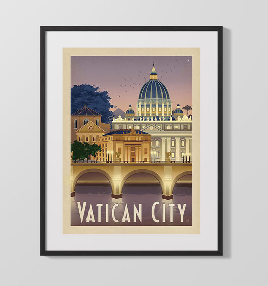 Vatican City St. Peters Basilica - Travel - 16x20 Gallery Frame