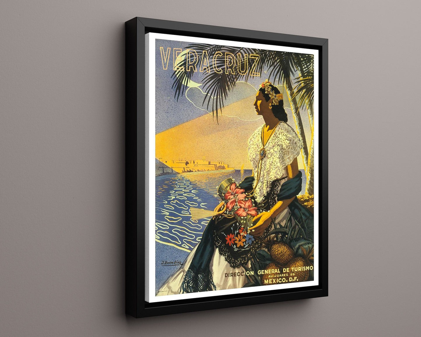 Classic Travel Poster - Veracruz - Mexico