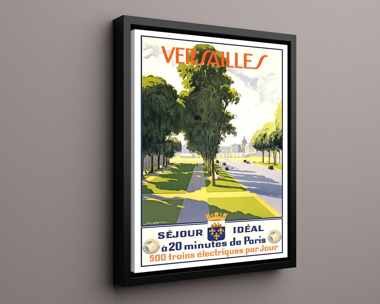Classic Travel Poster - Versailles - France
