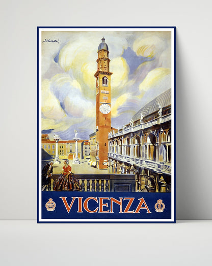 Classic Travel Unframed Poster -  Vicenza - Italy