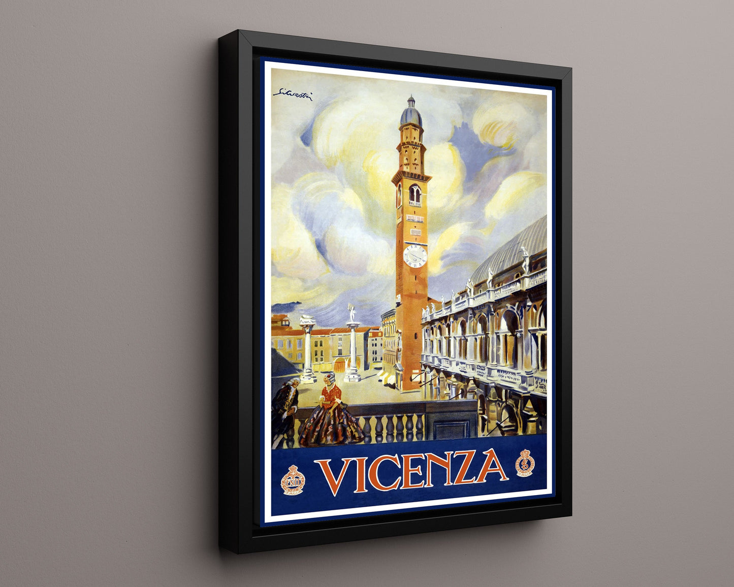Classic Travel Poster - Vicenza - Italy