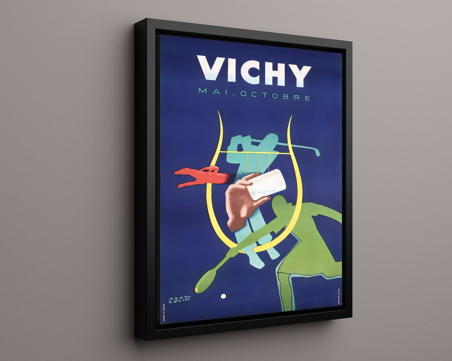 Classic Travel Poster - Vichy - Mai Octobre