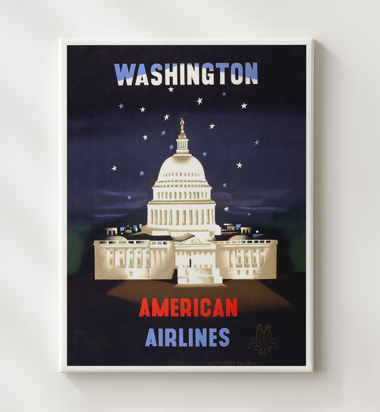 Washington DC Capitol - Travel - 20x24 Canvas