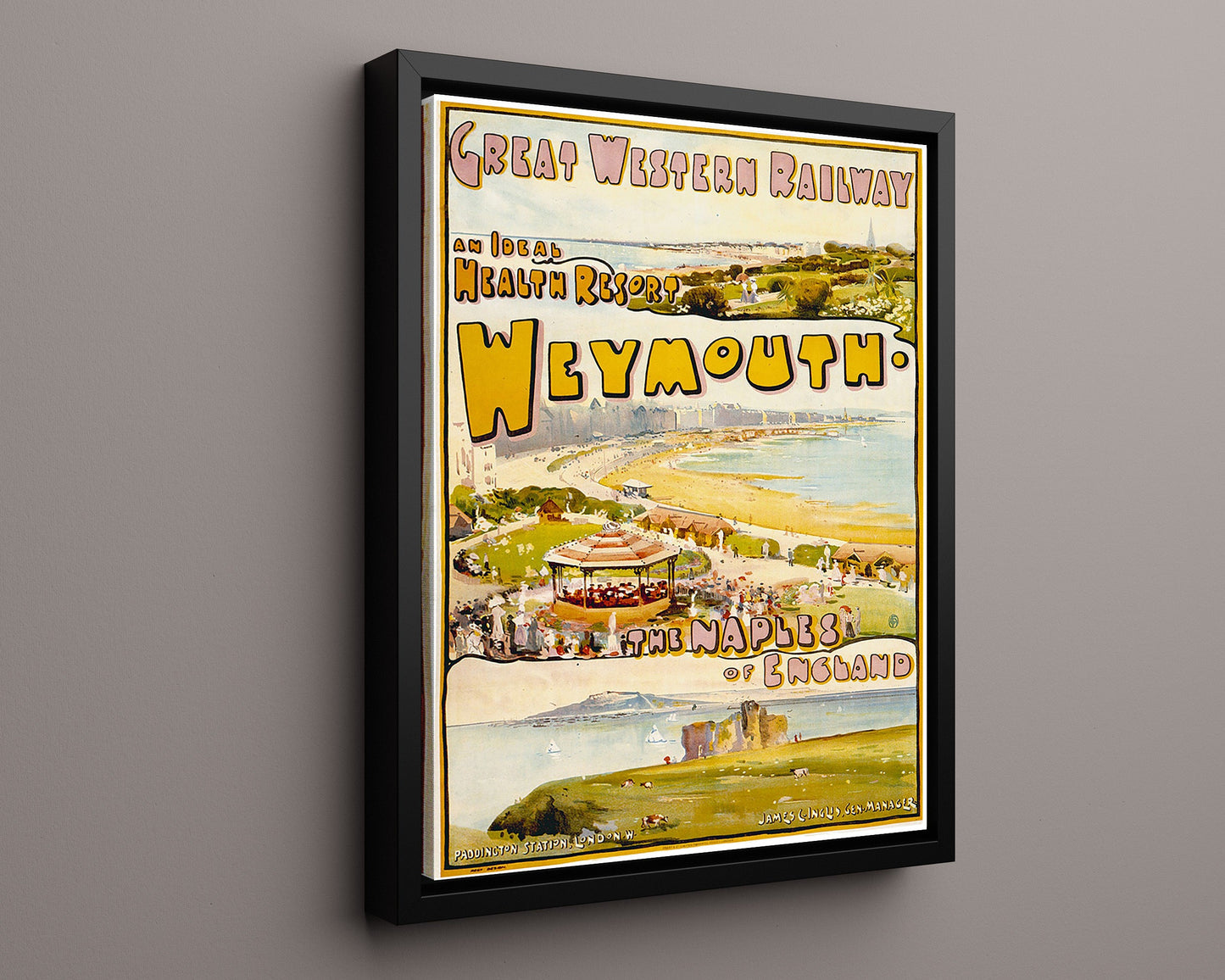 Classic Travel Poster - Weymouth - Health Resort