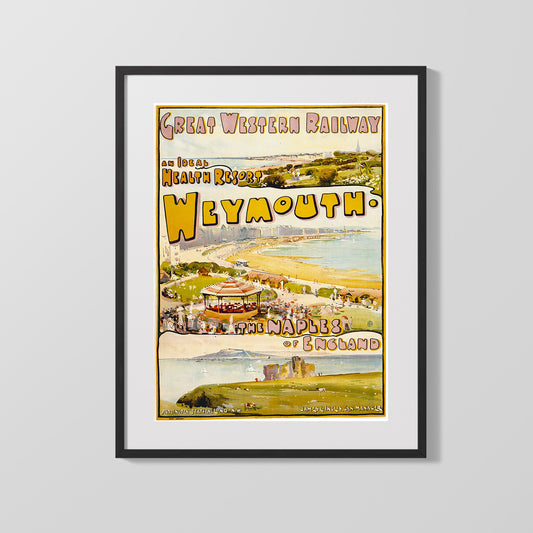 Classic Travel Poster - Weymouth - Health Resort