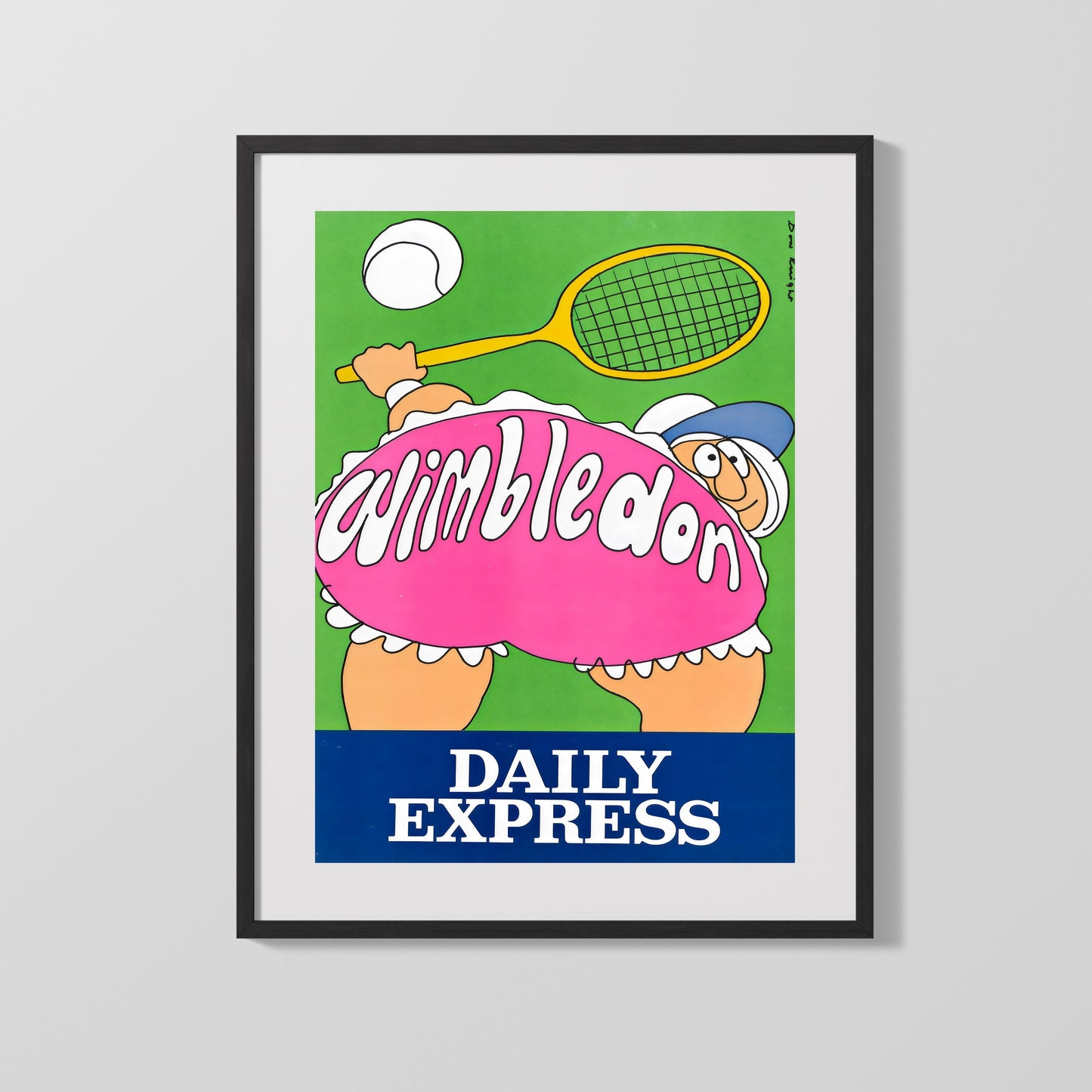 Classic Travel Poster - Wimbledon
