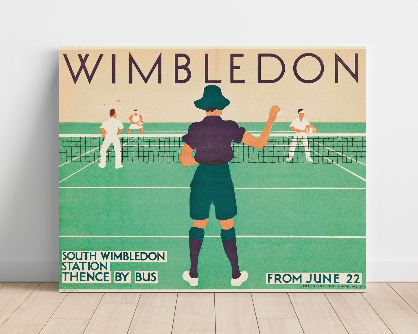Classic Travel Poster - Wimbledon - DailyExpress
