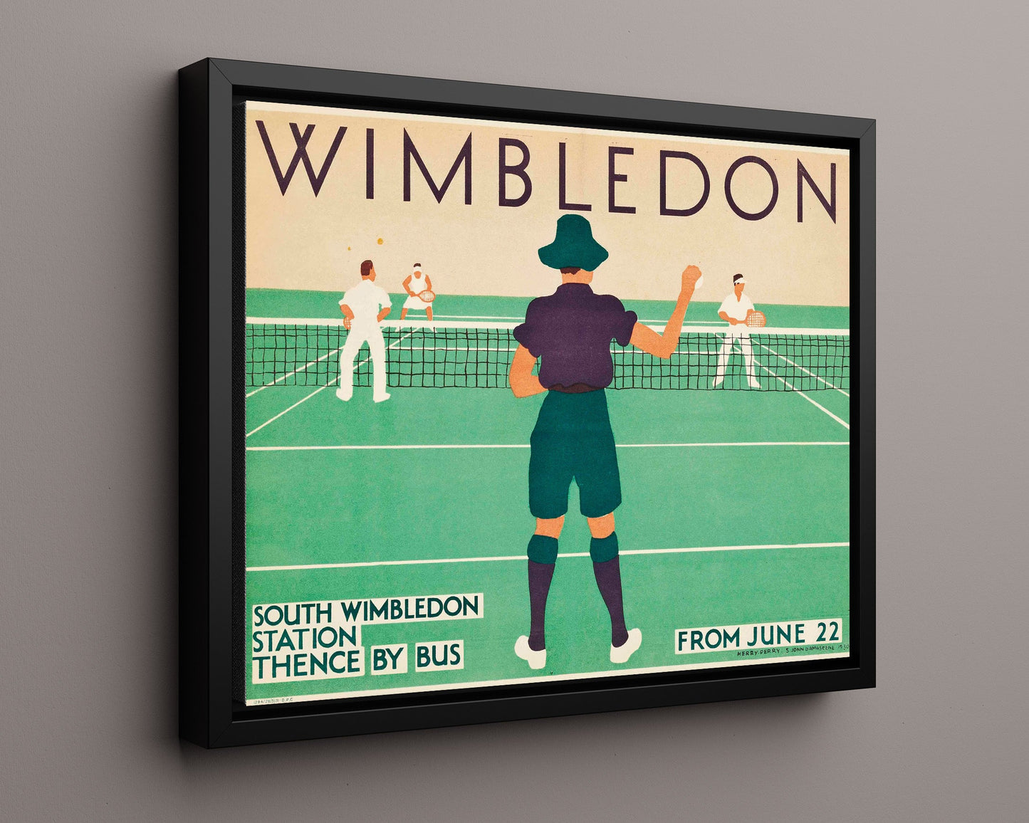 Classic Travel Poster - Wimbledon - DailyExpress