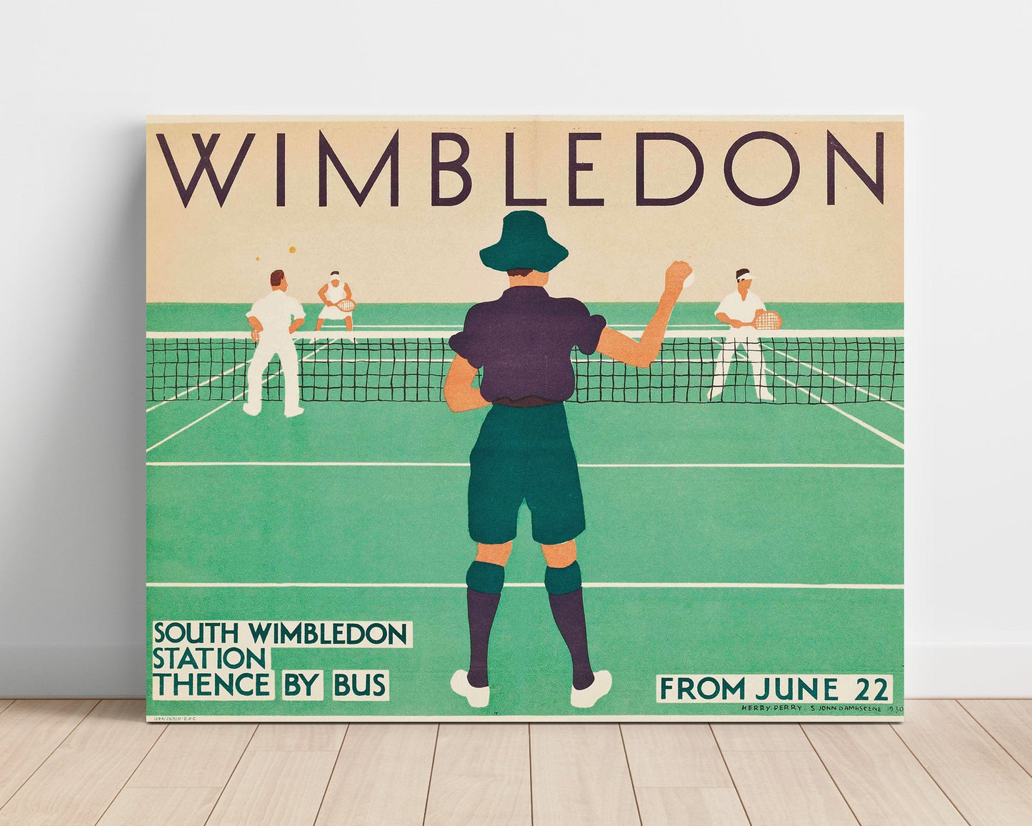 Classic Travel Unframed Poster -  Wimbledon - DailyExpress