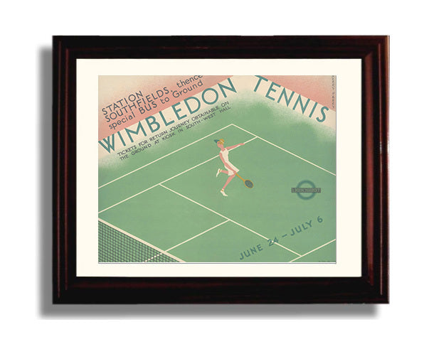 Classic Travel Poster - Wimbledon - Tennis