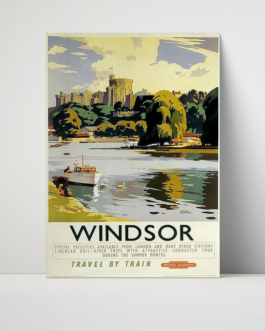 Classic Travel Unframed Poster -  Windsor - Travel By Train