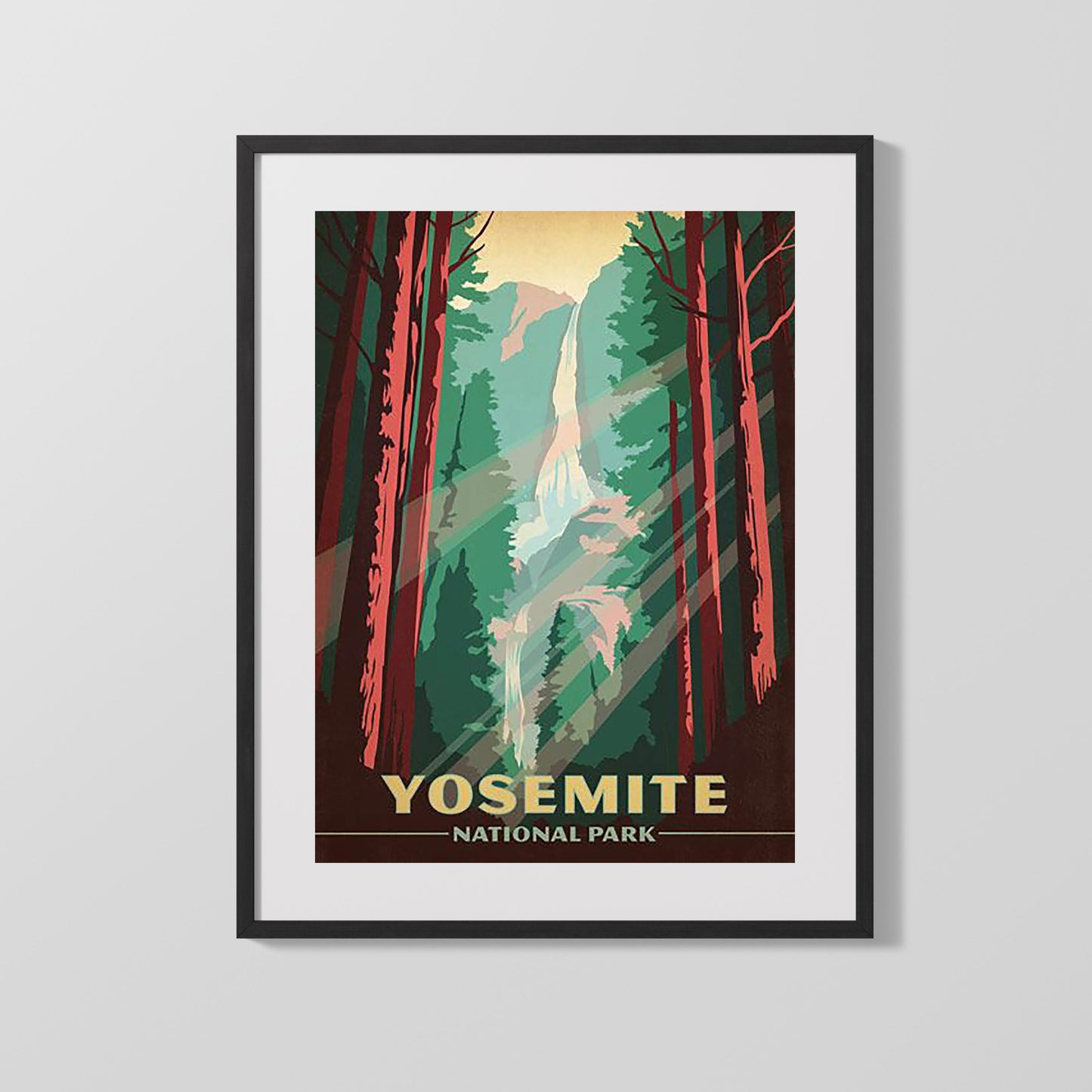 Classic Travel Poster - Yosemite - National Park