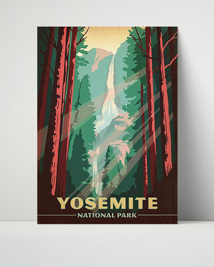 Classic Travel Unframed Poster -  Yosemite - National Park