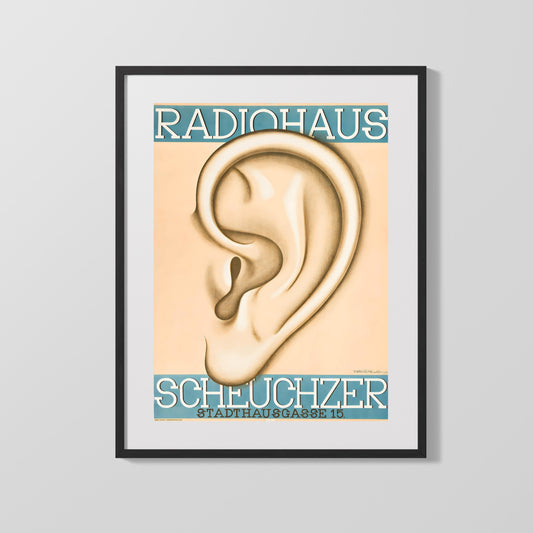Classic Travel Poster - Zurich - Radiohaus Scheuchzer